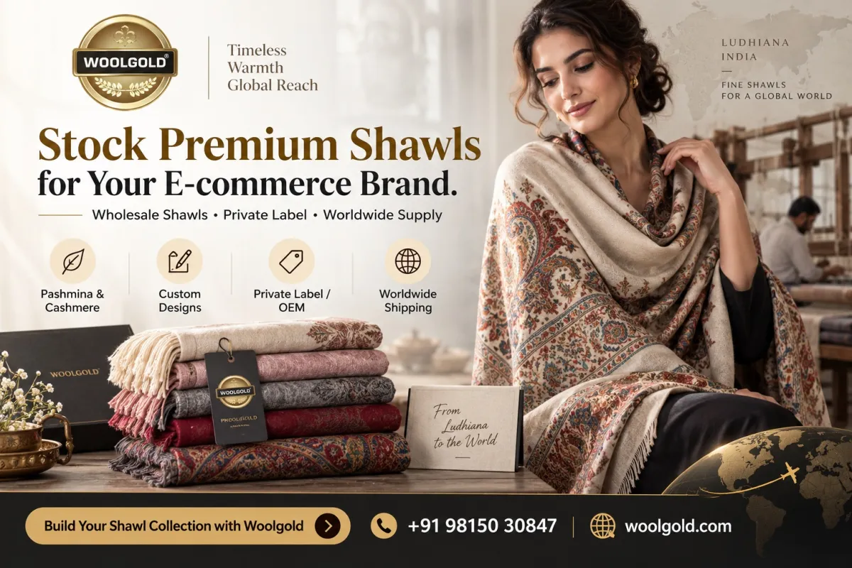 Premium Shawls for Your E-commerce Brand